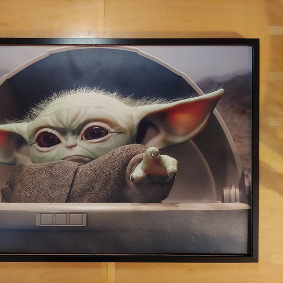 Mandalorean Grogo Silk canvas Fabric Poster (24" x 36" appro… - Picture 2 of 2